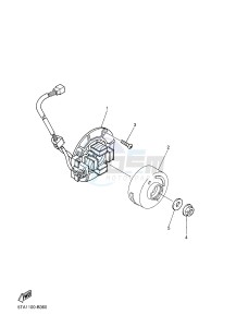 YZ250F (17DH 17DJ 17DK 17DL) drawing GENERATOR