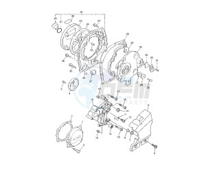 XJR 1300 drawing CRANKCASE COVER