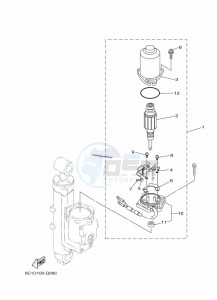 F50HETL drawing TILT-SYSTEM-2