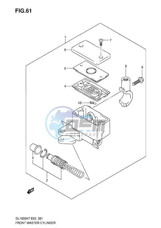 FRONT MASTER CYLINDER