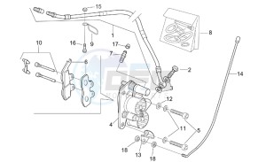 MX 50 2004 drawing Front brake caliper