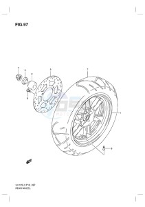 UH125G BURGMAN EU drawing REAR WHEEL