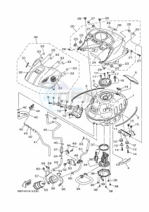 YZF250-A (B6P4) drawing FUEL TANK