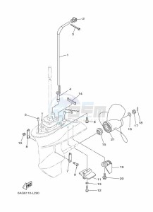 F15CMHL drawing PROPELLER-HOUSING-AND-TRANSMISSION-2