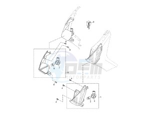 YP R X-MAX ABS 125 drawing FLASHER LIGHT