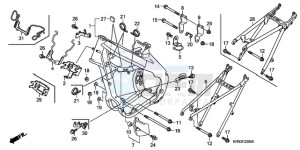 CRF250R9 ED / BLA CMF drawing FRAME BODY