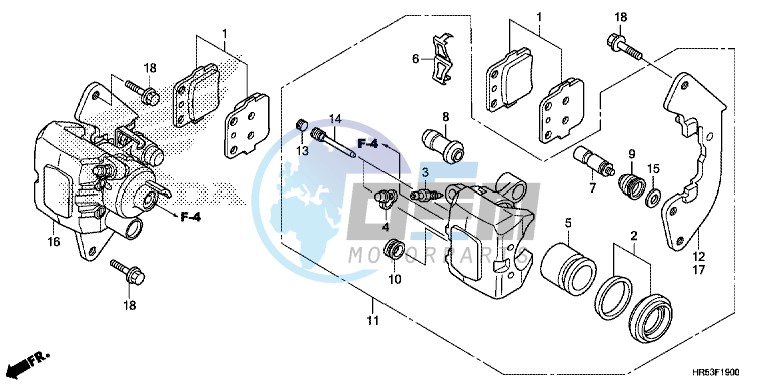 FRONT BRAKE CALIPER