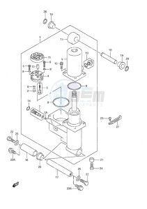 DF 40 drawing Power Trim