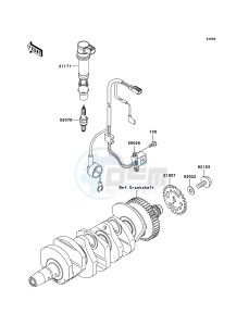 NINJA ZX-6R ZX636-C1H FR GB XX (EU ME A(FRICA) drawing Ignition System