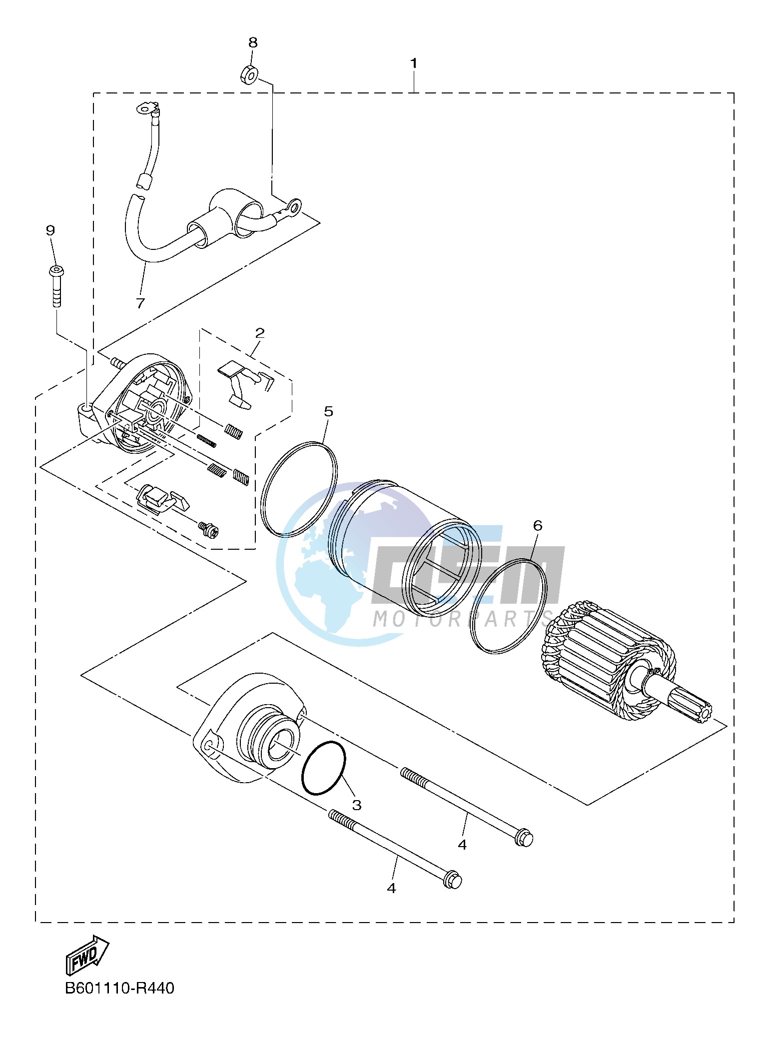 STARTING MOTOR