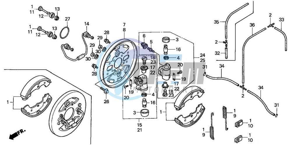 FRONT BRAKE PANEL