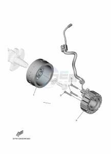 MT-09 MTN890 (B7NC) drawing GENERATOR