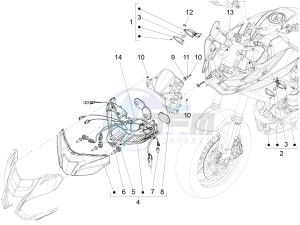 ETV Caponord 1200 drawing Head lamp