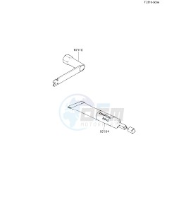 KX 250 D [KX250] (D2) [KX250] drawing OWNER TOOLS