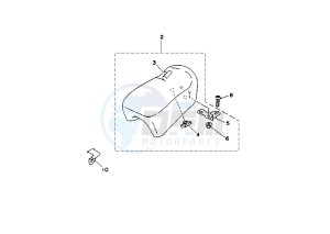 XV VIRAGO 250 drawing SEAT FOR CH, P, GR, NL, SF