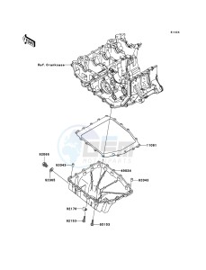 NINJA_ZX-6R ZX600P7F FR GB XX (EU ME A(FRICA) drawing Oil Pan