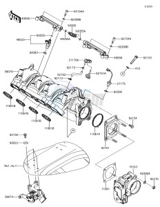 JET SKI ULTRA 310X JT1500LJF EU drawing Throttle