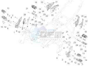 ETV 1200 Caponord Rally USA USA drawing Foot rests