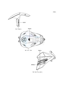 Z800_ABS ZR800DEF UF (UK FA) XX (EU ME A(FRICA) drawing Decals(Black)