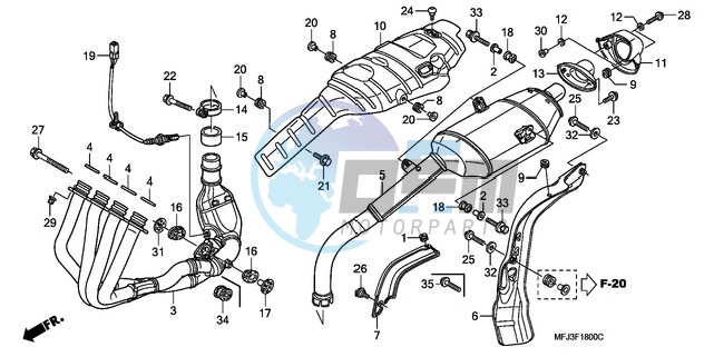 EXHAUST MUFFLER