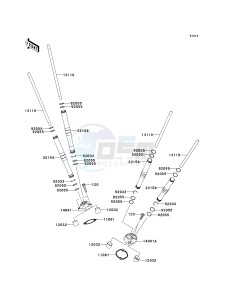 VN 2000 D [VULCAN 2000 LIMITED] (6F) D6F drawing PUSH ROD