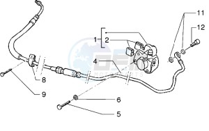 Runner 180 VXR drawing Rear master brake cylinder