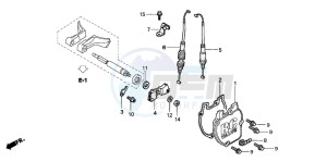 CR250R drawing FLAP VALVE (CR250R2-4)