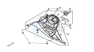 MAXSYM 600 I ABS EXECUTIVE (LX60A3-EU) (E4) (L7-M0) drawing RR. FENDER