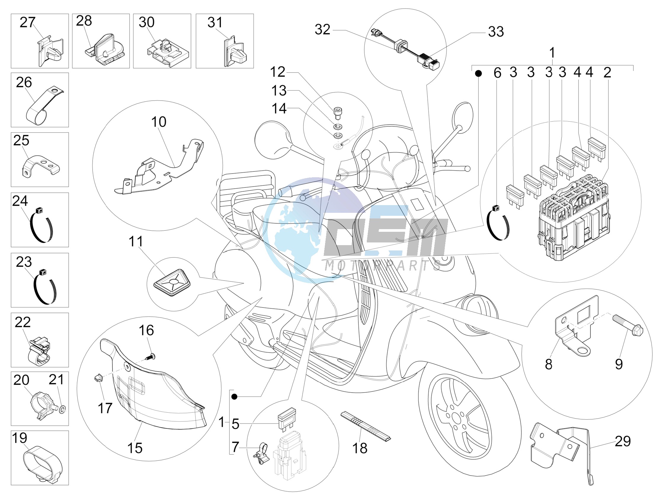 Main cable harness