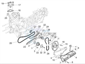 LXV 125 4T E3 drawing Oil pump