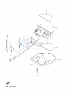 WR250F (BAKJ) drawing TAILLIGHT