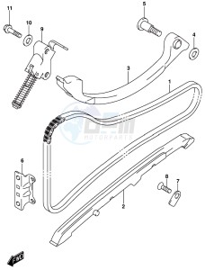 AN650 BURGMAN drawing CAMSHAFT/VALVE