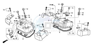 VT750C2 VT750C2 drawing CYLINDER HEAD COVER