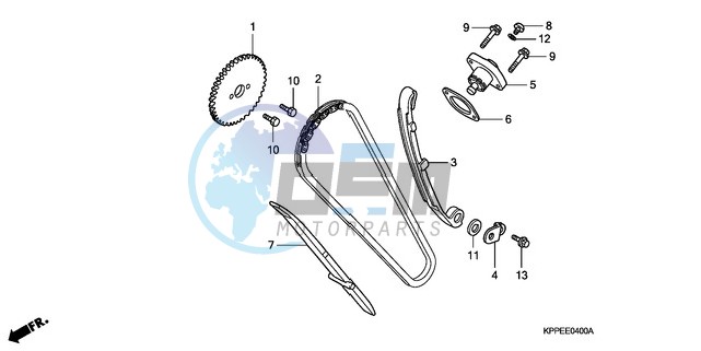 CAM CHAIN/TENSIONER