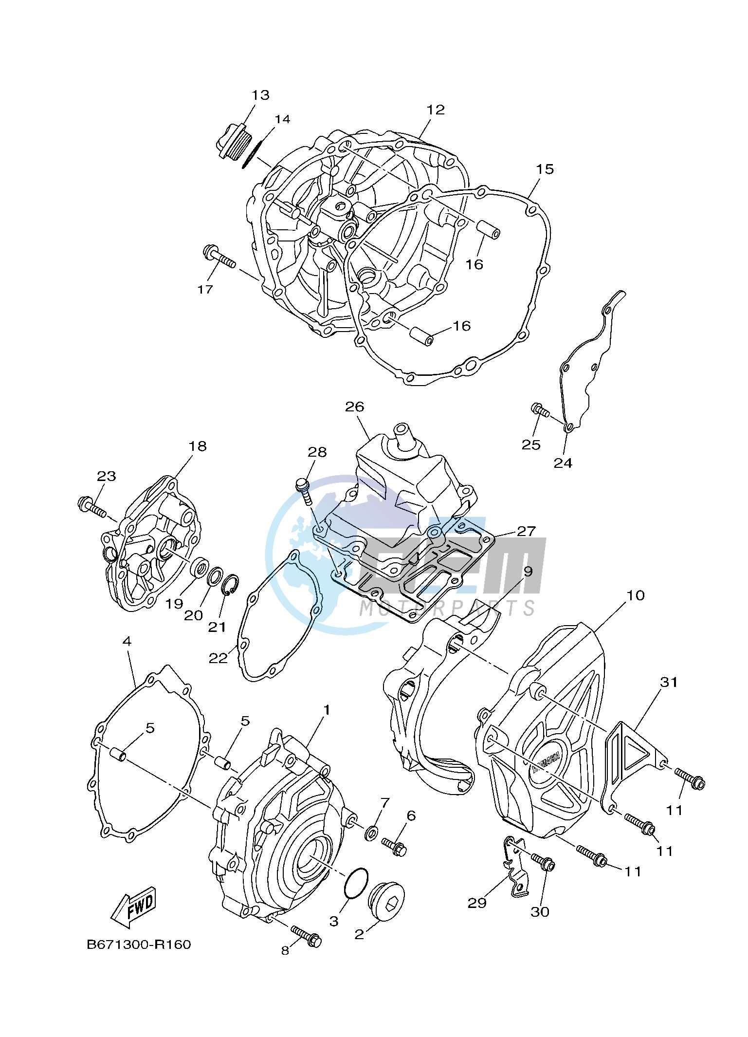 CRANKCASE COVER 1