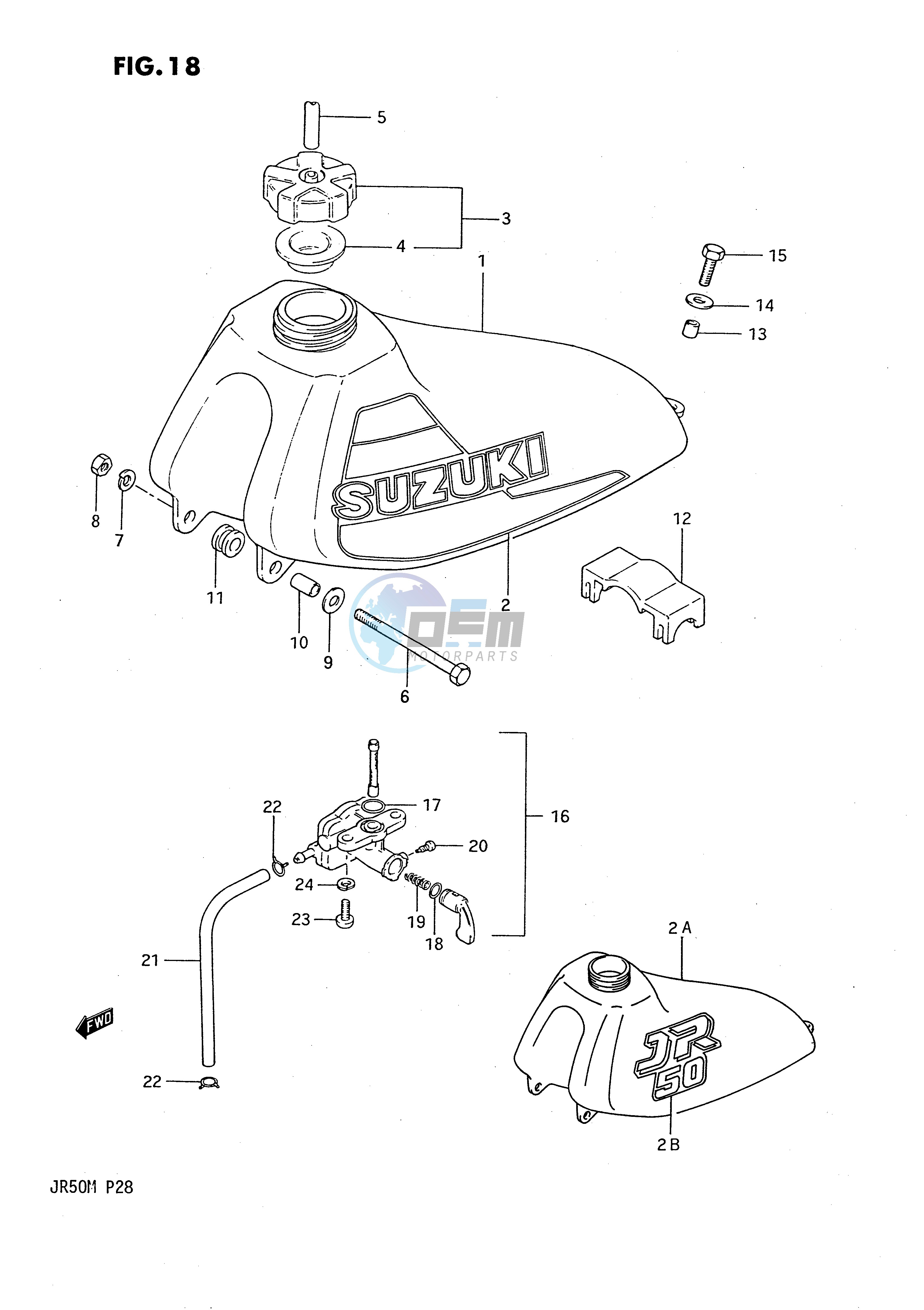 FUEL TANK (MODEL F L)