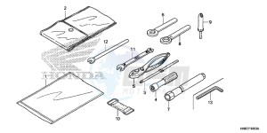 TRX680FAE TRX680 Europe Direct - (ED) drawing TOOL