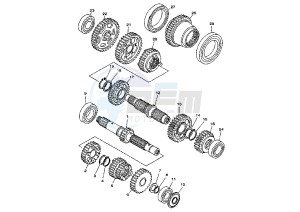 XVS DRAG STAR 1100 drawing TRANSMISSION