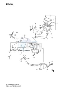 VL1500 (E3-E28) drawing REAR MASTER CYLINDER