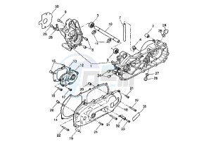 YQ AEROX R 50 drawing CRANKCASE