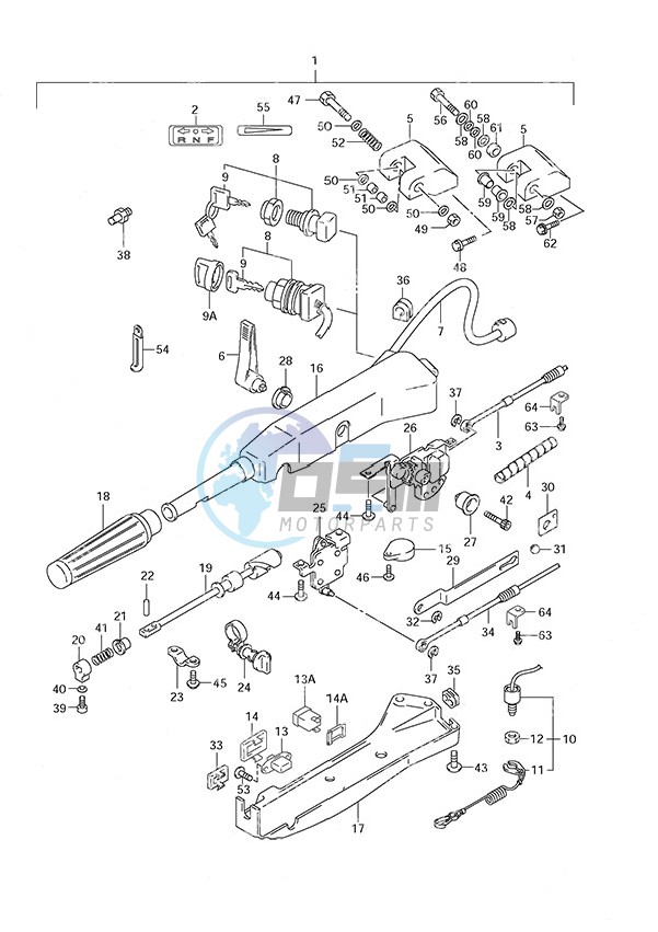 Tiller Handle