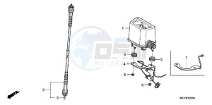 CRF450XD CRF450X Europe Direct - (ED) drawing METER