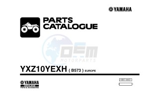 YXZ1000ET YXZ10YEXH YXZ1000R EPS SS (B573) drawing .1-Front-Page