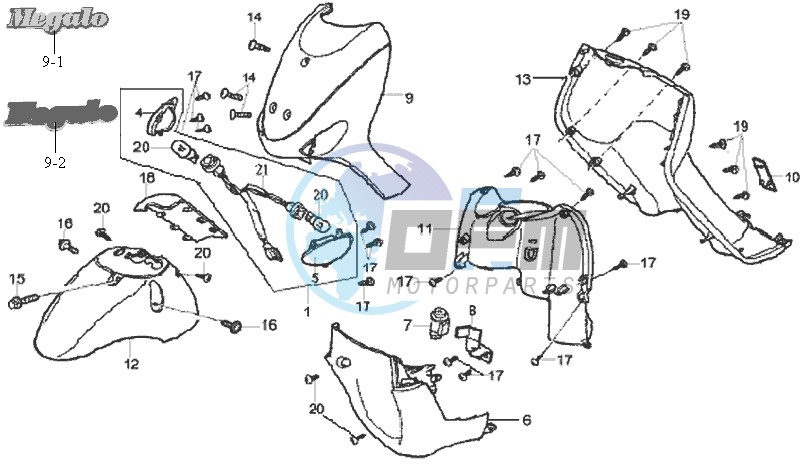 FRONT COWL / FRONT FENDER / REAR COWL