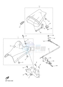 FZ8-N FZ8 (NAKED) 800 (2SH7) drawing SEAT