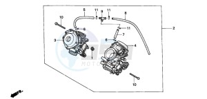 NV400C drawing CARBURETOR (ASSY.)