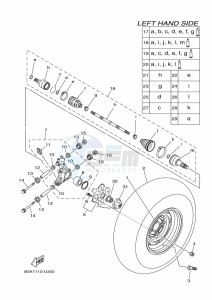 YFM700FWBD KODIAK 700 EPS (BGFD) drawing REAR WHEEL