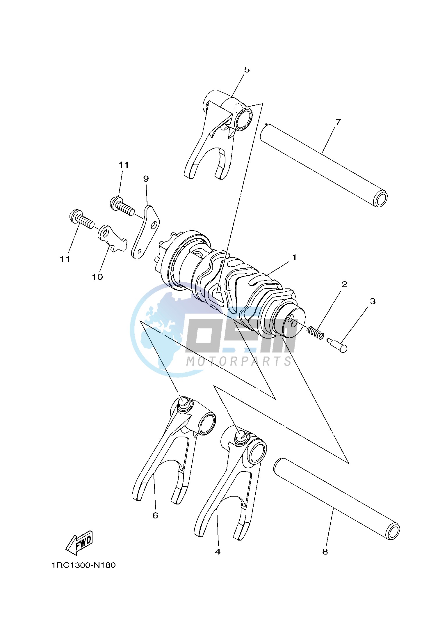 SHIFT CAM & FORK