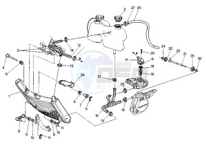 PLANET 125 drawing WATER PUMP-COOLER