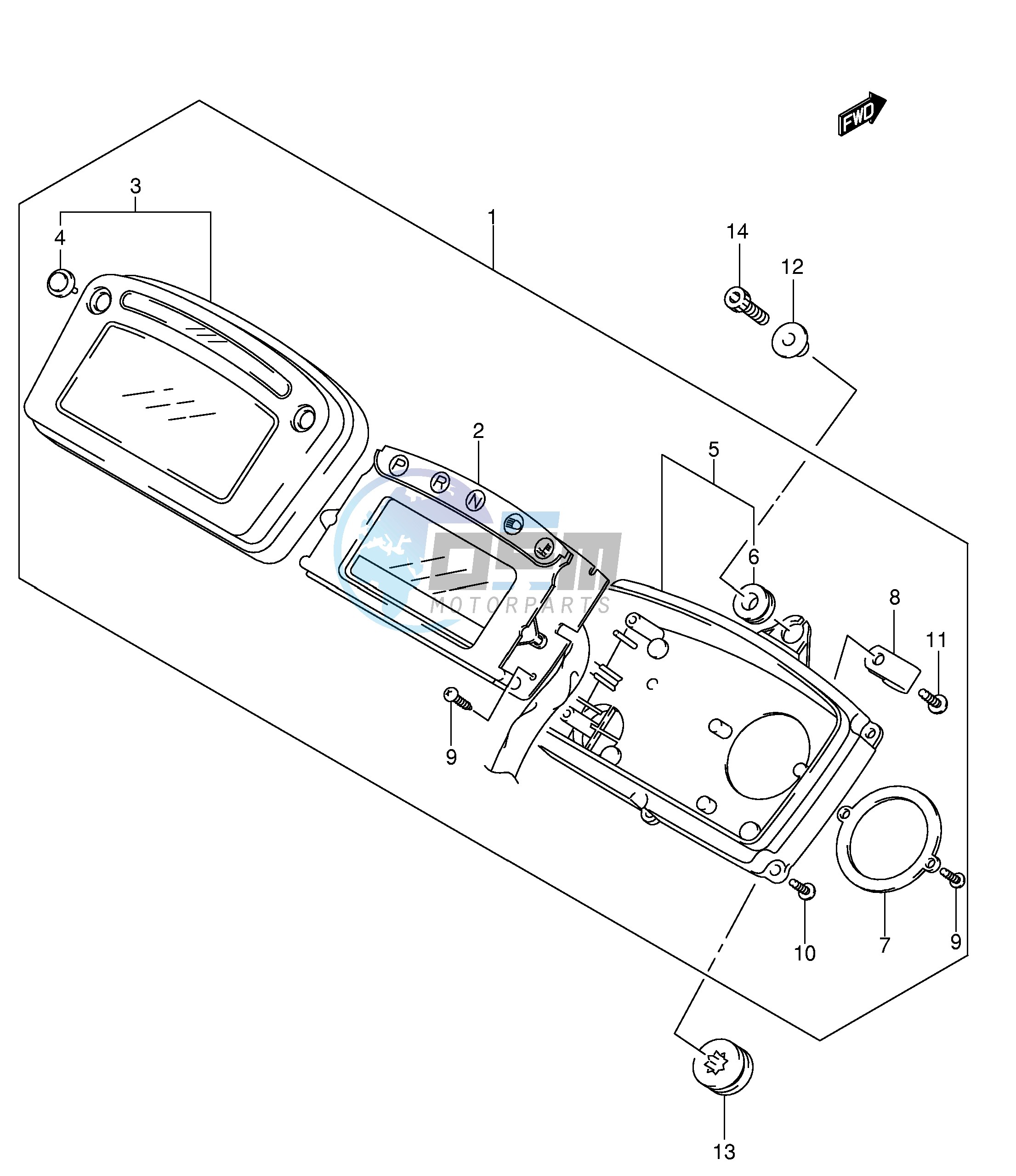 SPEEDOMETER (MODEL K4 K5)